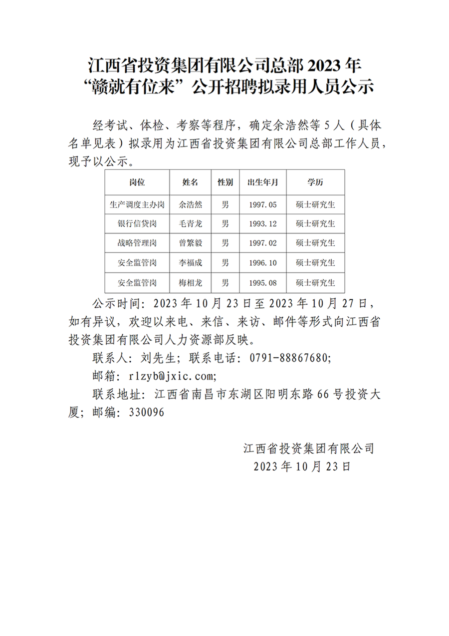 2023年集團總部“贛就有位來”公開招聘擬錄用人員公示_01.png